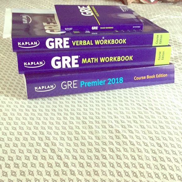 Lightly used GRE review books from Kaplan - Picture 1 of 5